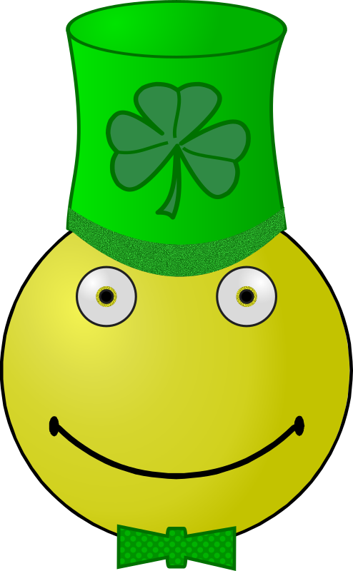 St. Patrick's Day smiley