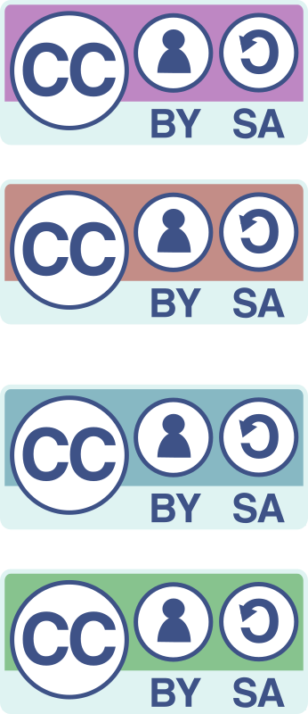 CC-BY-SA badges 