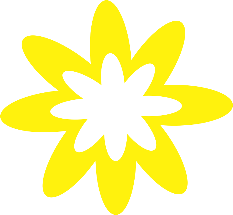 Yellow Burst Flower