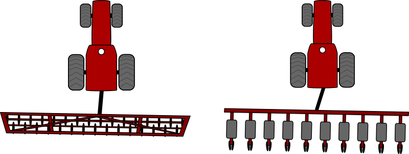 Tractor - tillage and planting