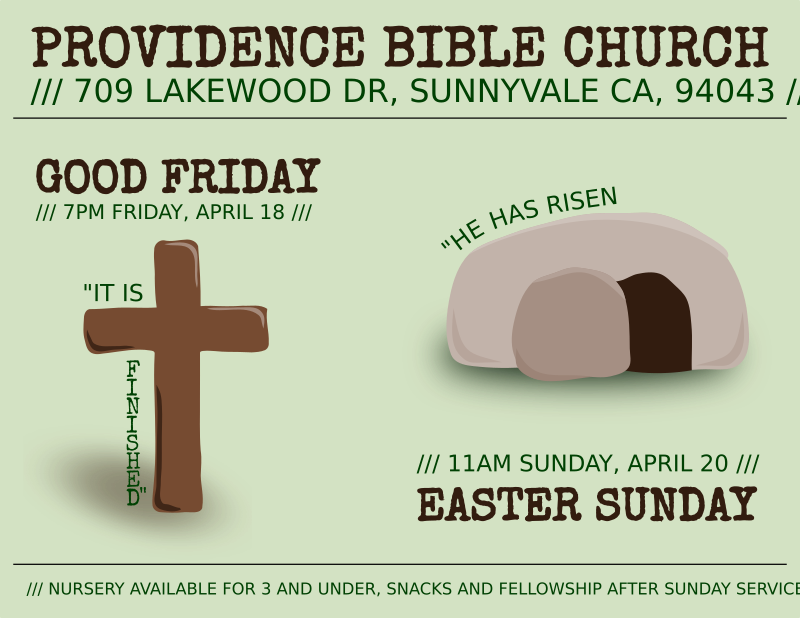 Easter flyer