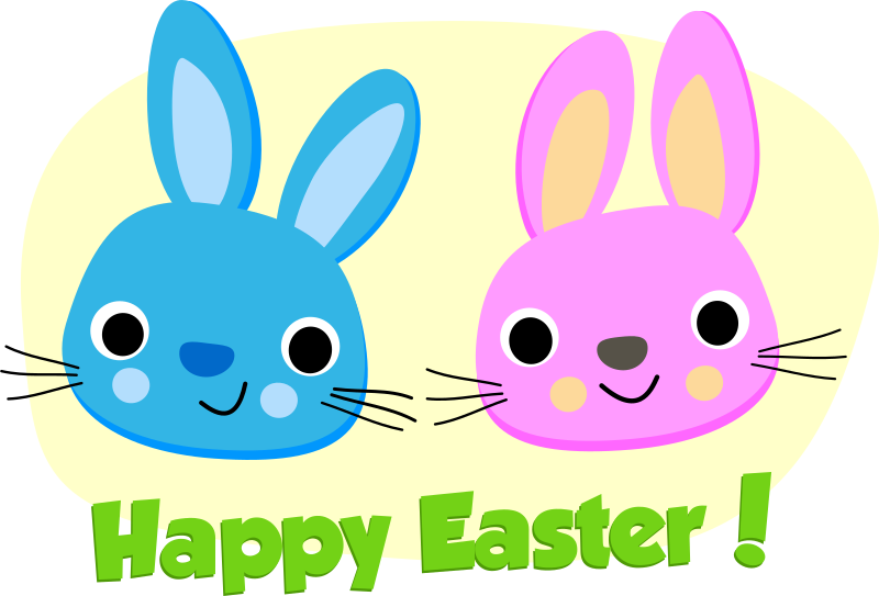 Happy Easter - Rabbits