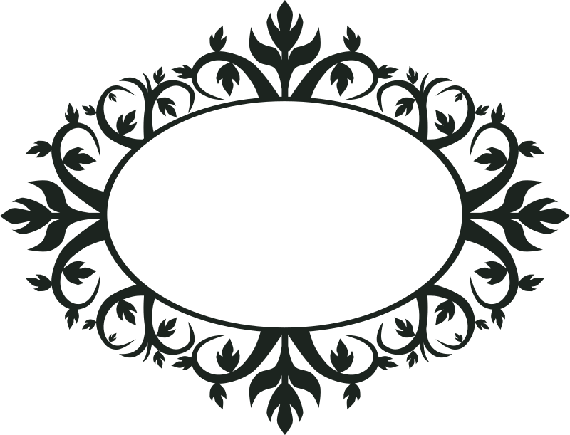 Ornament Oval Frame