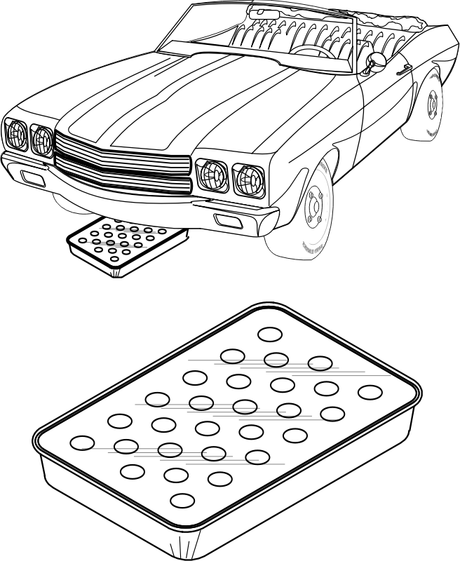 Automobile Oil Changing pan