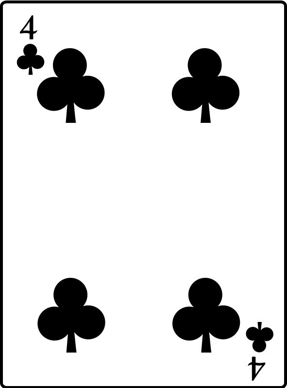 4 of Clubs