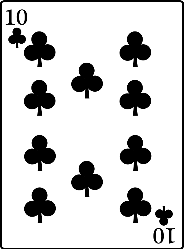 10 of Clubs