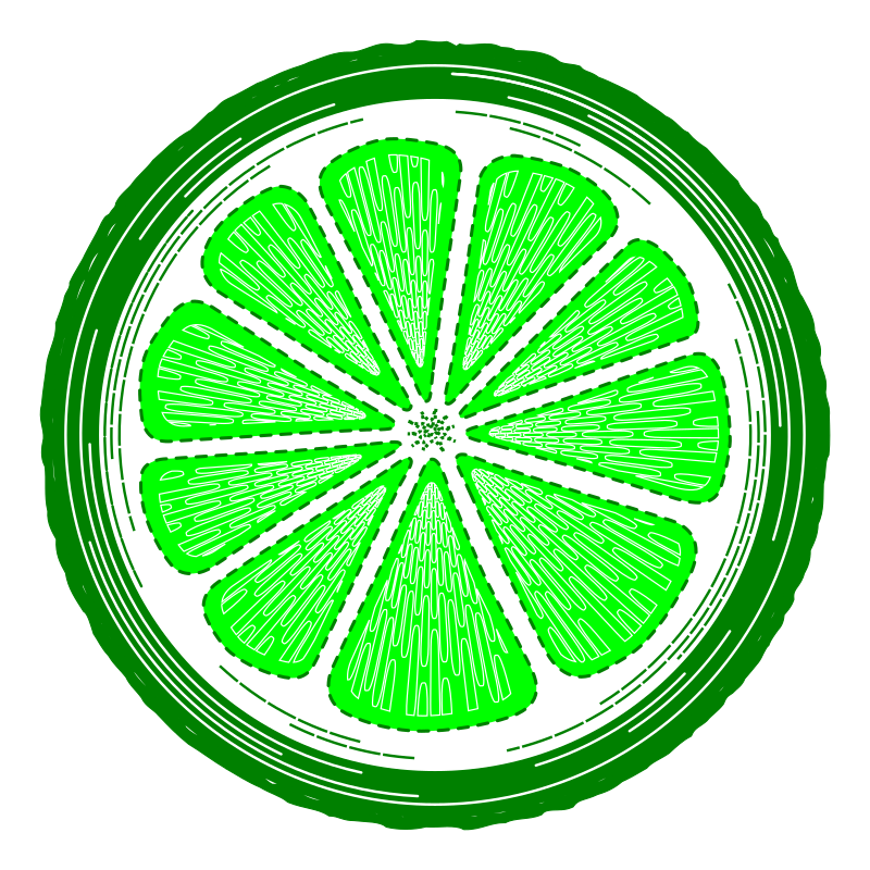 Lime slice