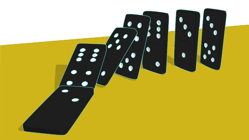 Falling Dominoes