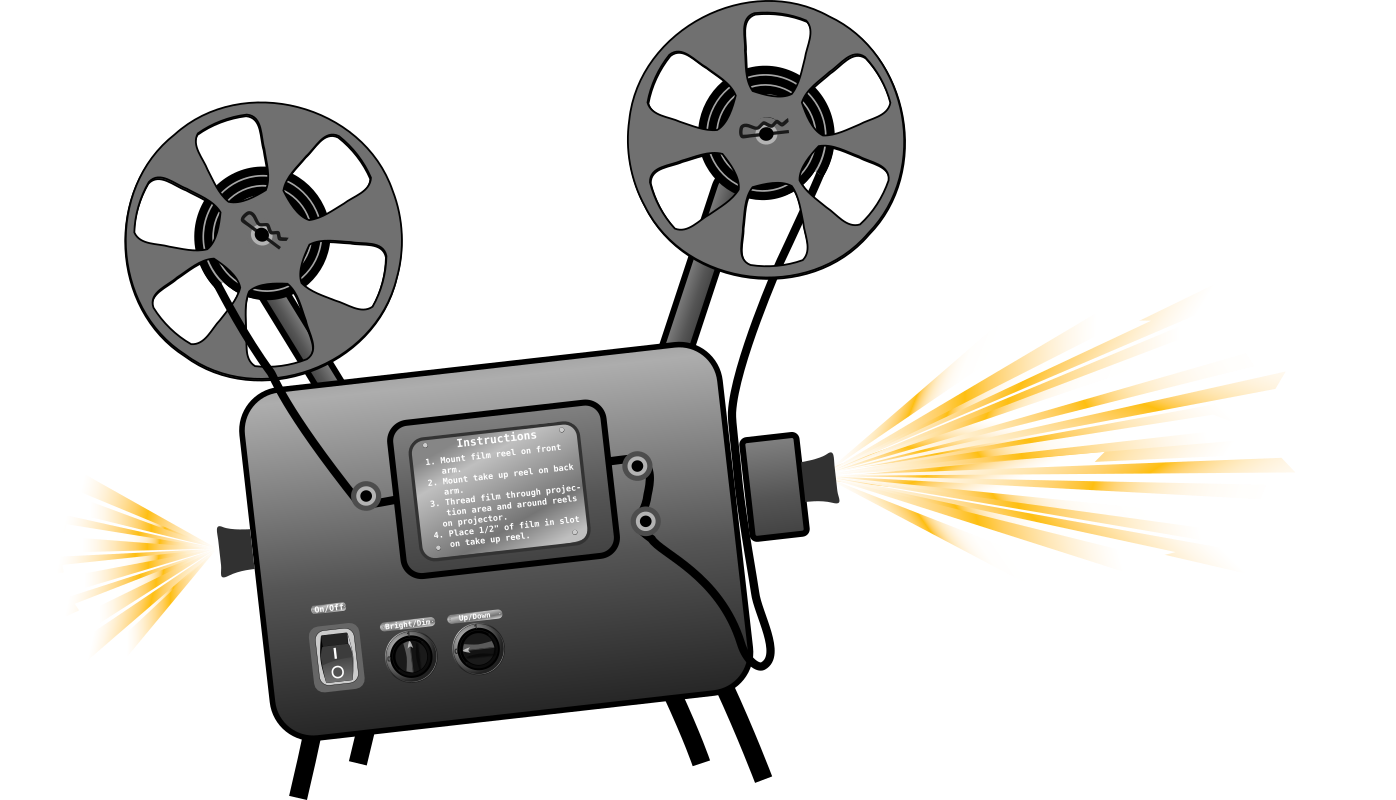 Film projector - Openclipart