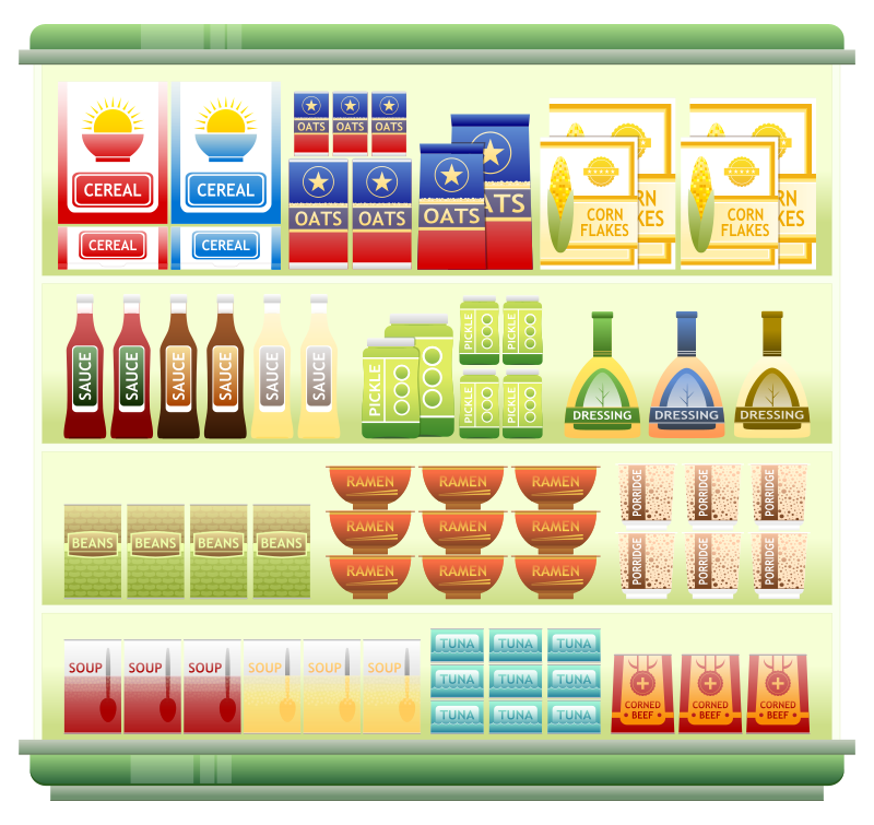 Supermarket Goods Shelf 2