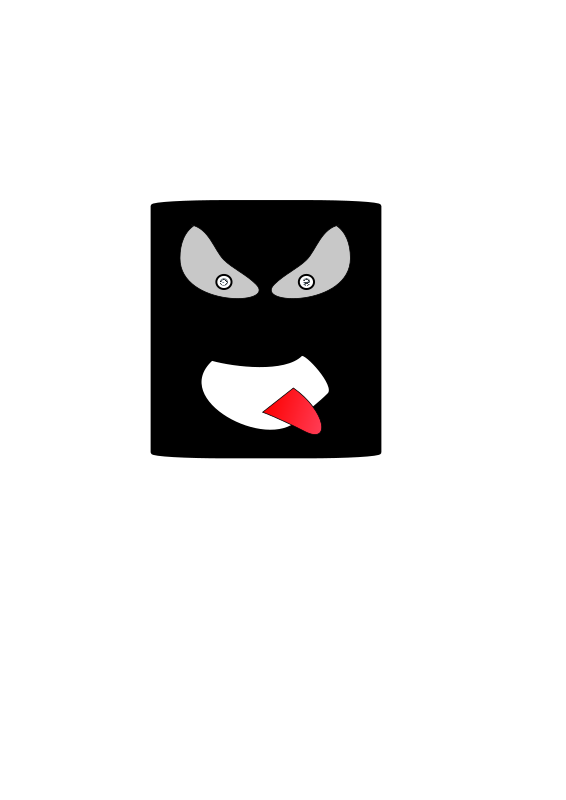 Black angry canman