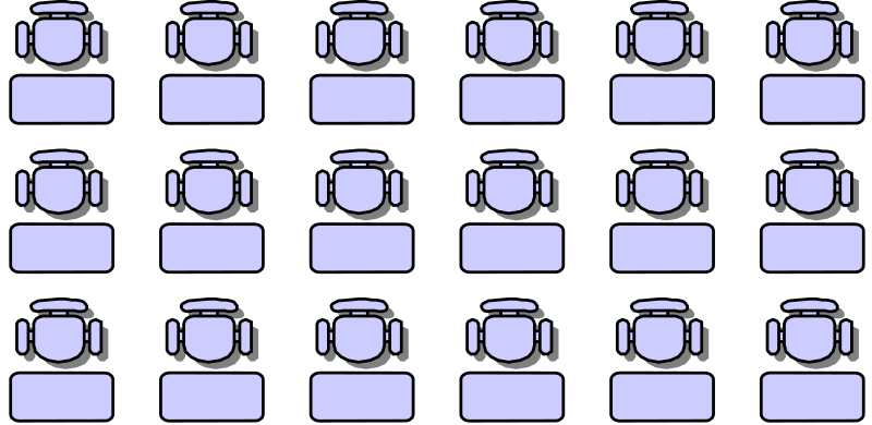 Classroom seat layouts