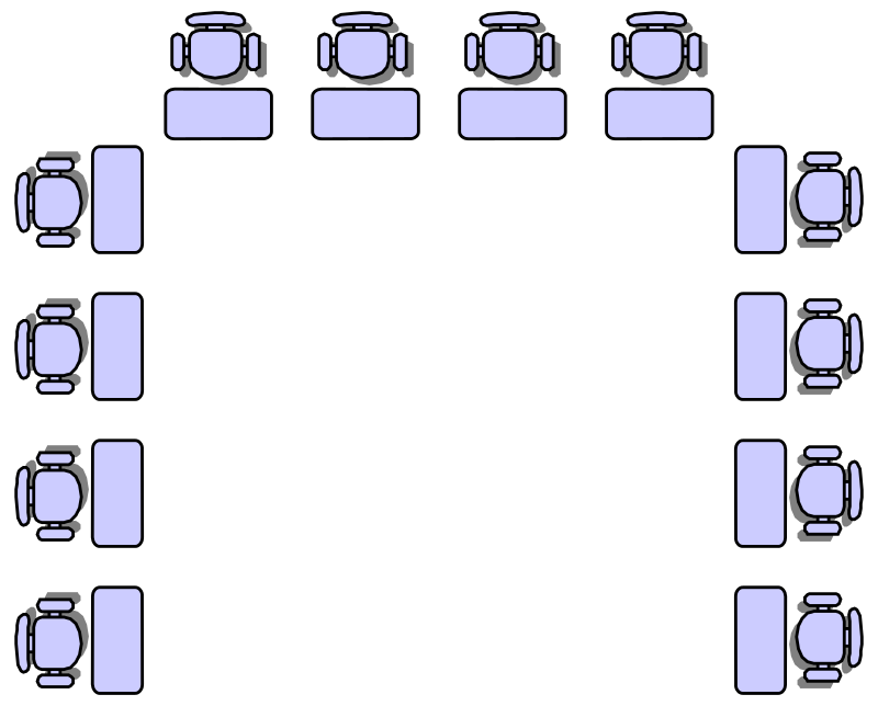 Classroom seat layouts