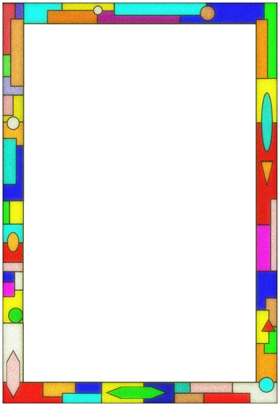 Stained Glass Border 01