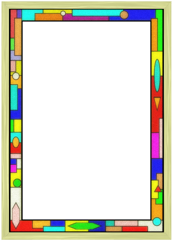 Stained Glass Border 02