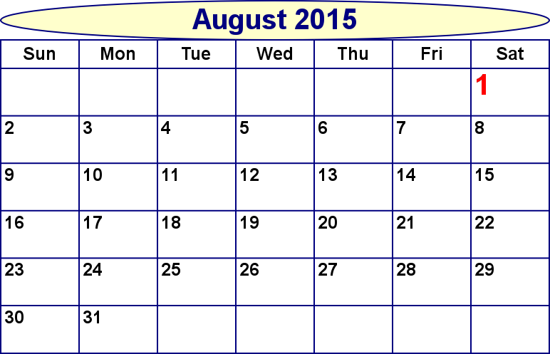 Scripted Month Calendar