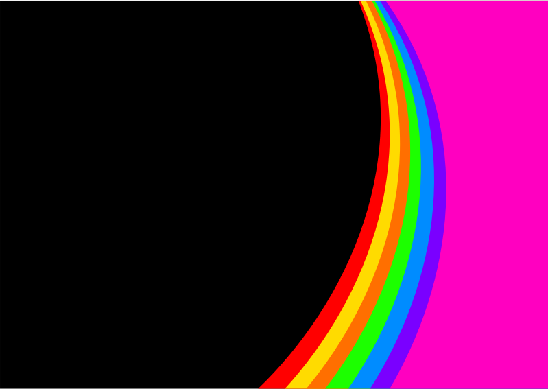 Rainbow Background - Openclipart