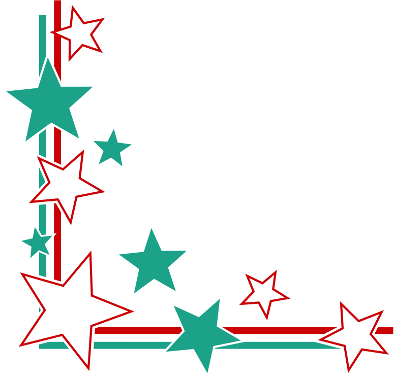 green star border