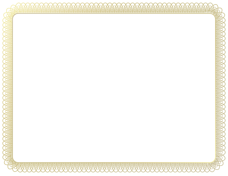 Certificate Border