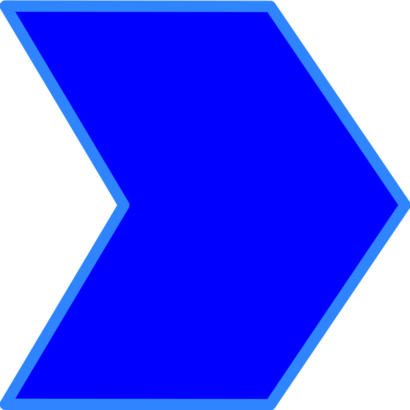 Process in blue