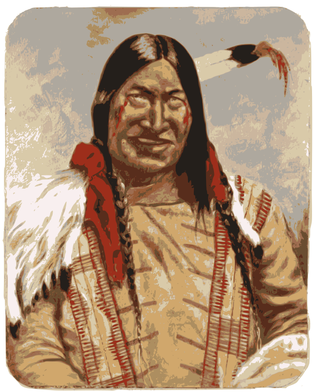 Native American Man Openclipart