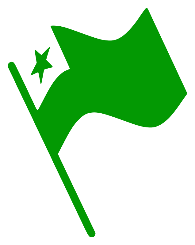 Esperanto Flag Waving