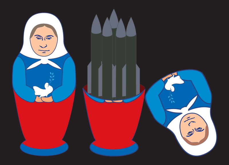 Modern Russian Doll Matryoshka Putin