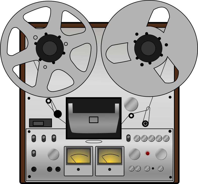 Reel to reel tape recorder