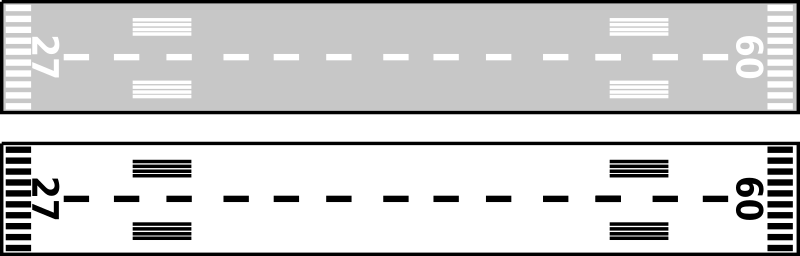 Airport Runway - Top View