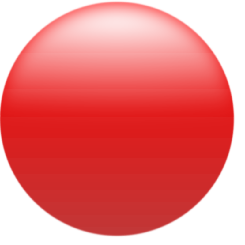 Simple Glossy Circle Button Red