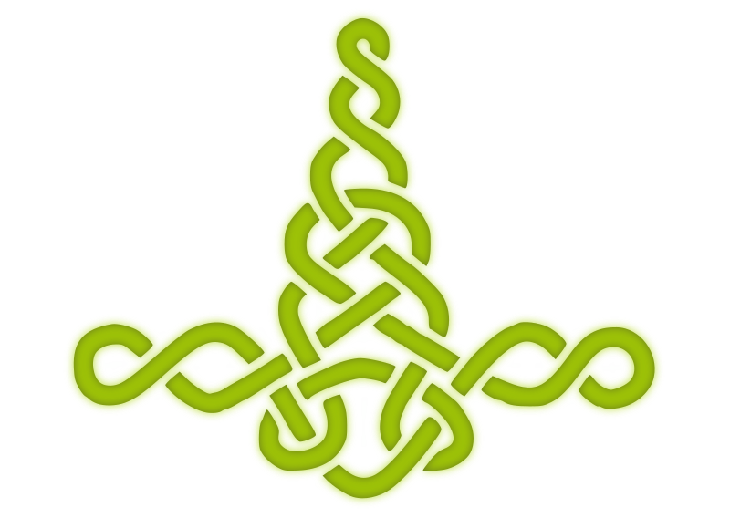 Mjolnir Knotwork Green