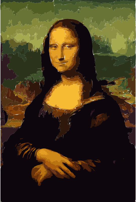 Here is another New Mona Lisa Painting - Openclipart