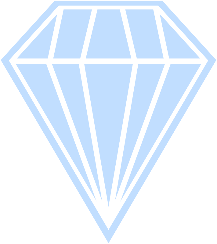 Single Blue Diamond