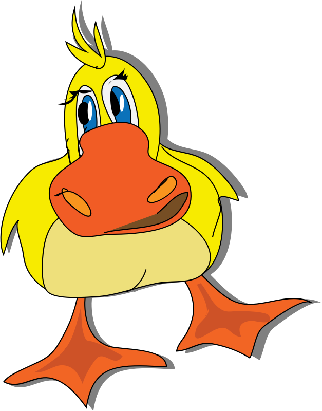 cartoon duck