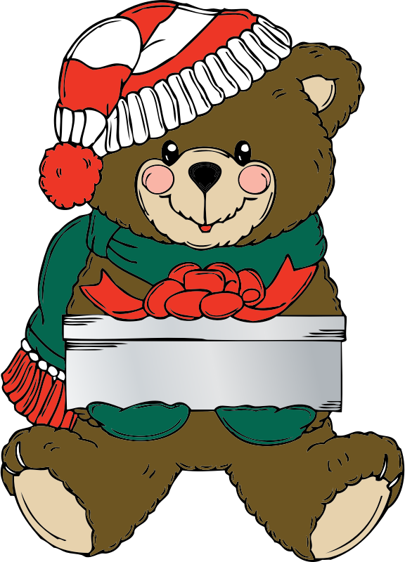 Christmas Bear wih present