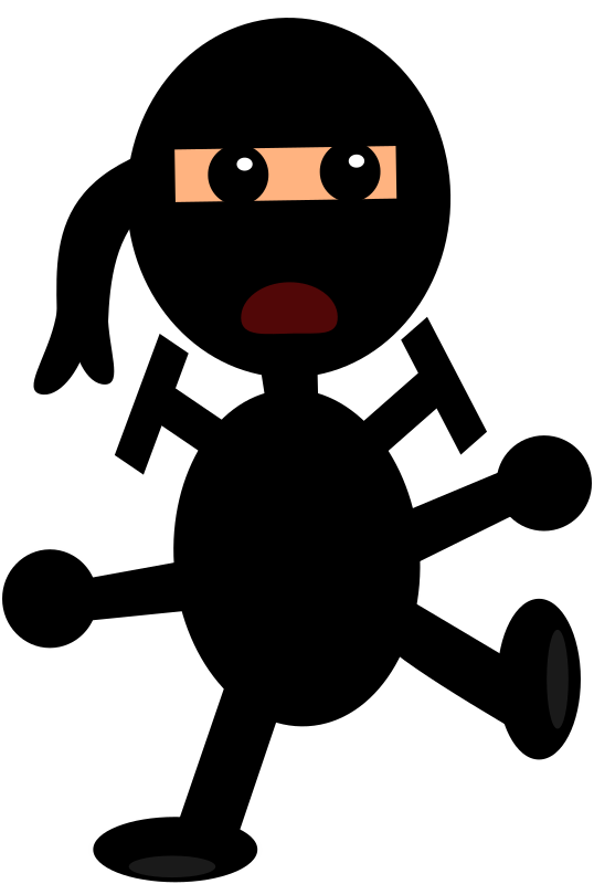 A Simple Cartoon Ninja