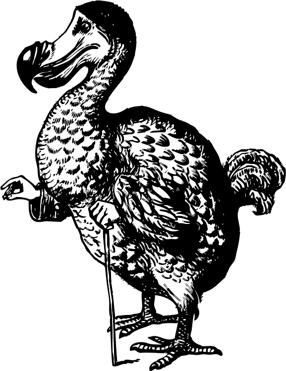 The Dodo from Alice in Wonderland