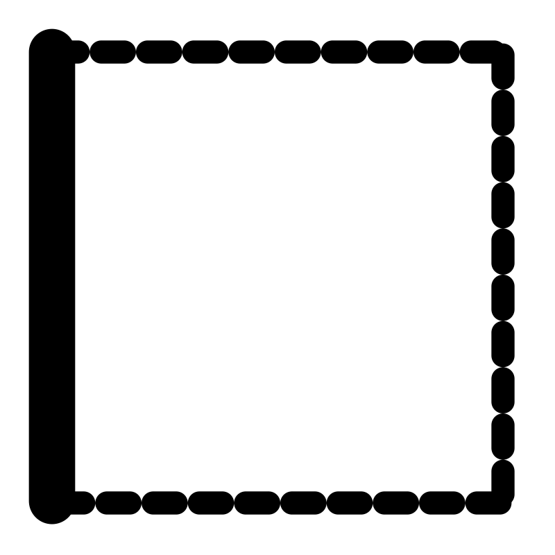 mono borderleft