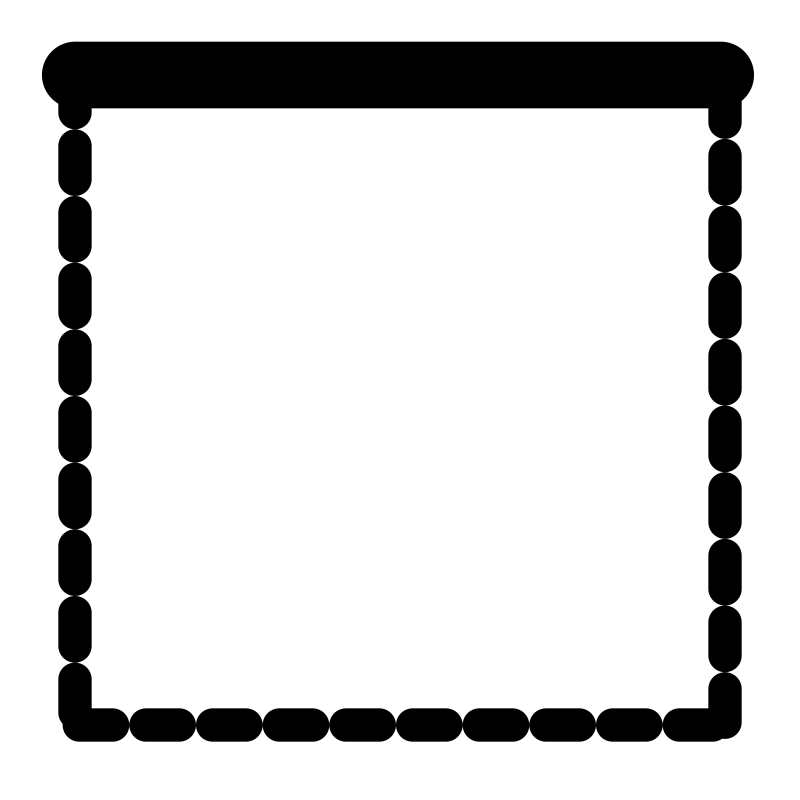 mono bordertop