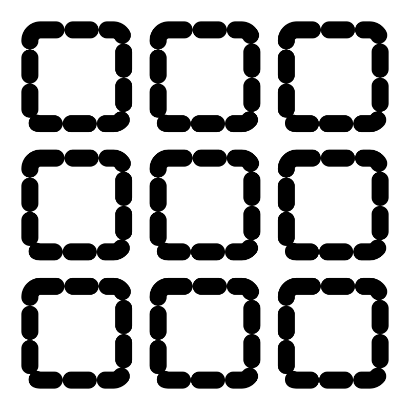 mono math matrix - Openclipart