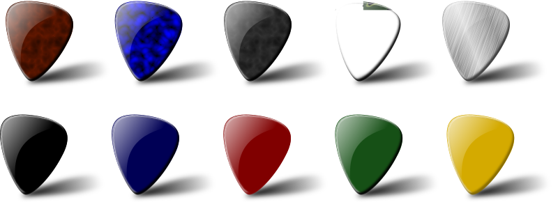 Guitar pick set