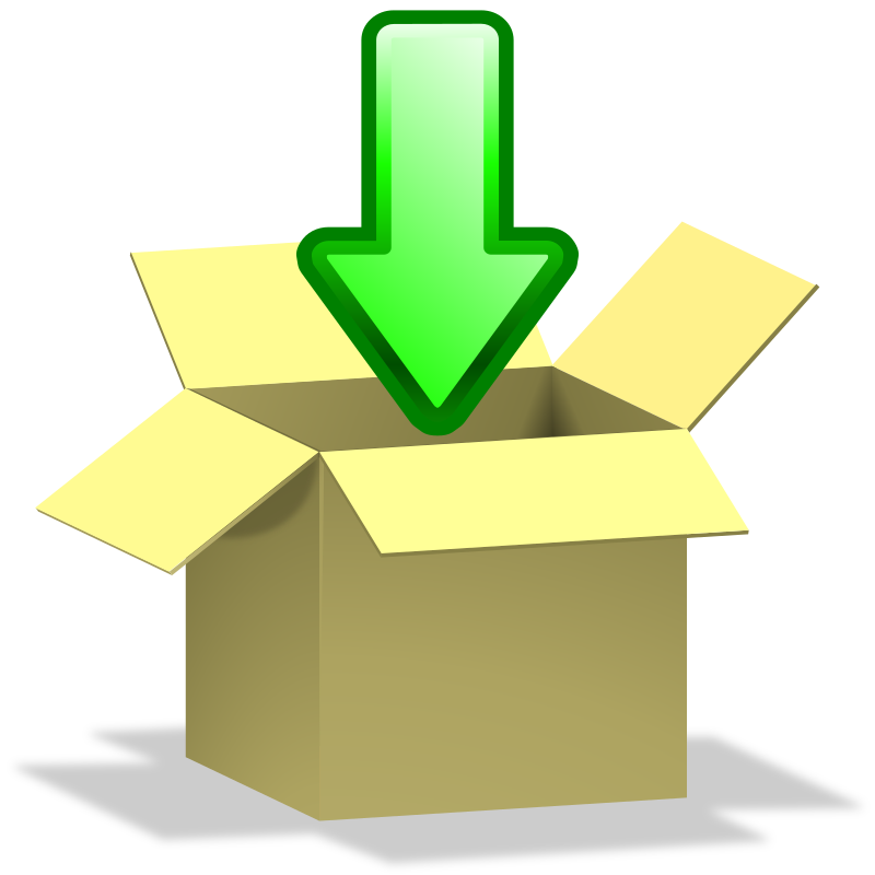 Download icon box