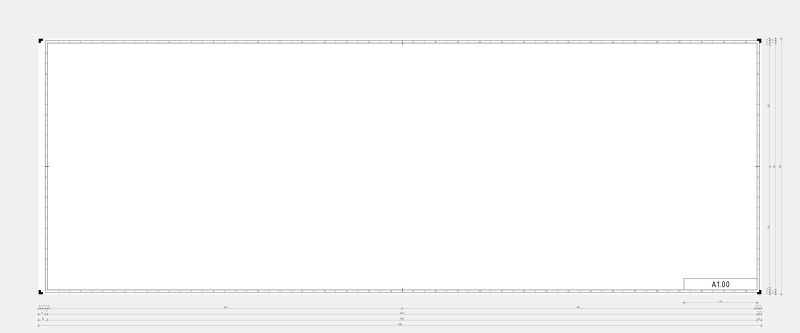 DIN A1.00 technical drawing format