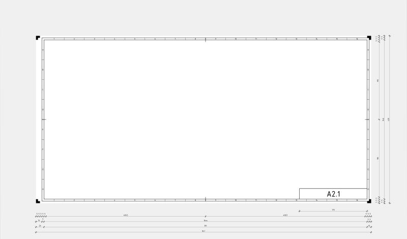 DIN A2.1 technical drawing format