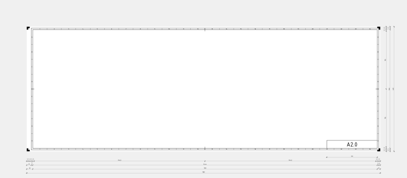 DIN A2.0 technical drawing format