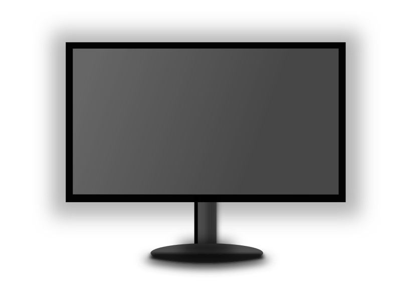 LED Monitor - Grey screen