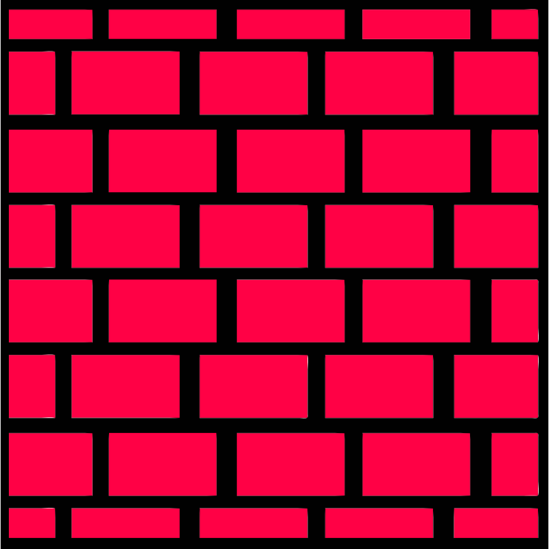 Red brick wall