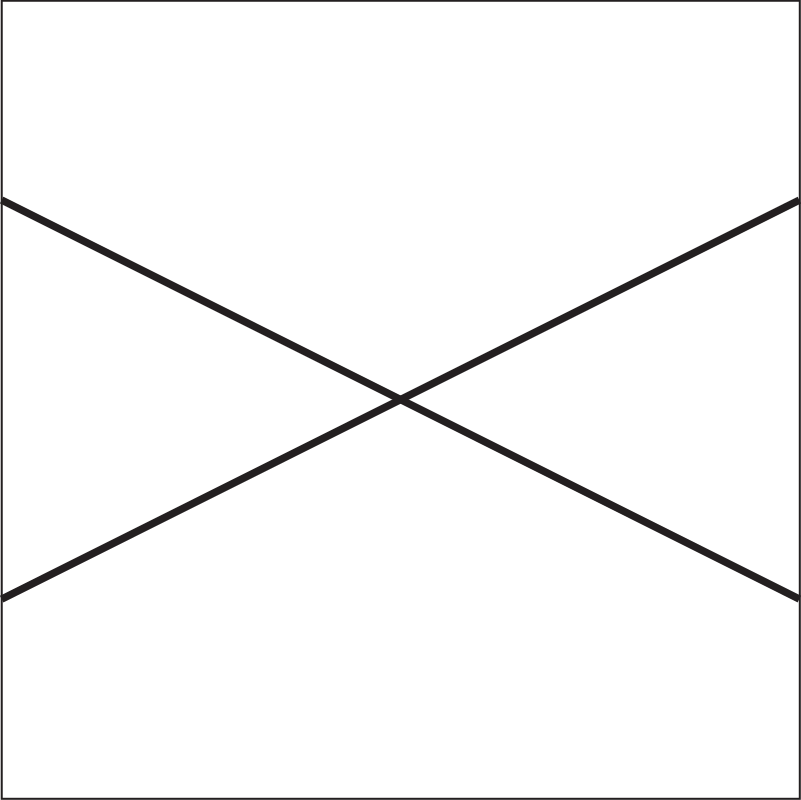 Unconnected Wire Crossing Quadruple Block