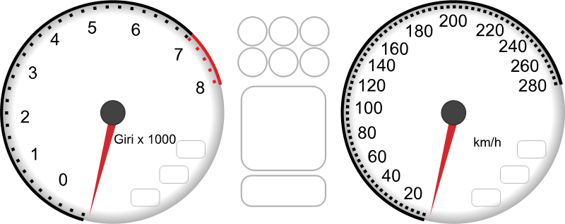 Car dashboard instruments 2