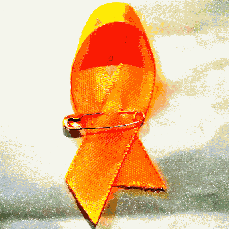 Umbrella Movement or Umbrella Revolution Ribbon